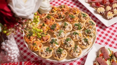 Тарталетки с начинкой для фуршета